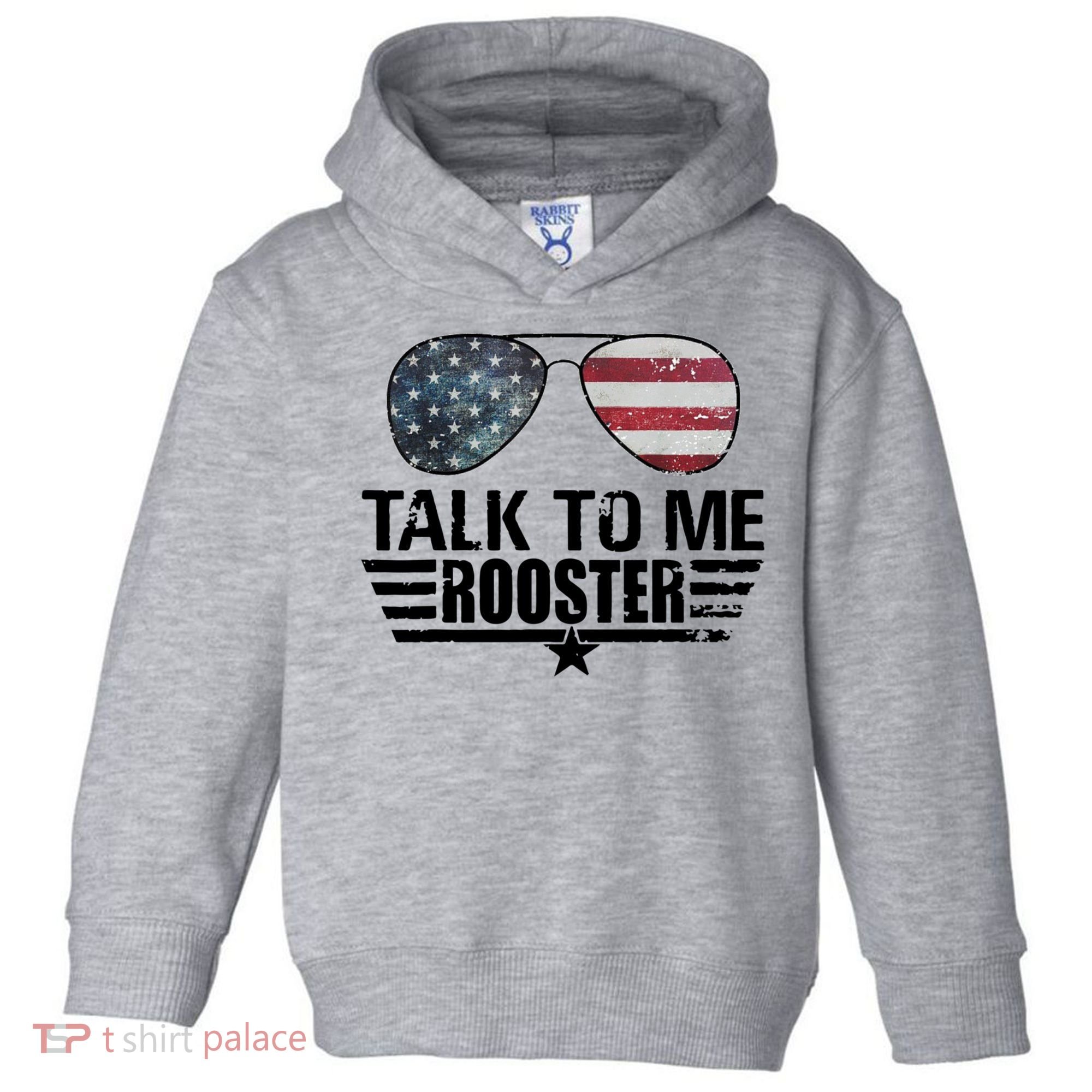Talk To Me Rooster Funny. Toddler Hoodie
