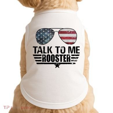 Talk To Me Rooster Funny. Doggie Tank