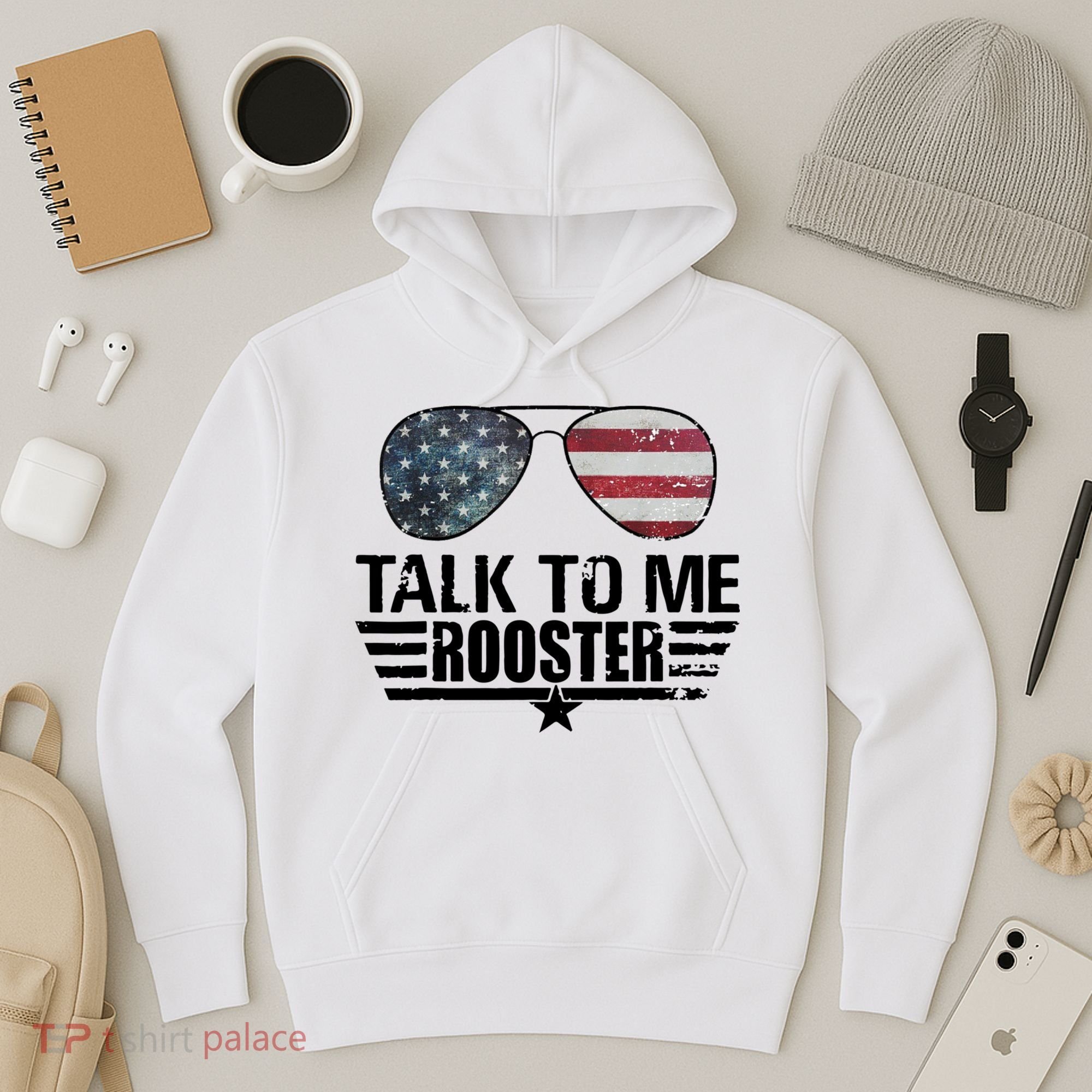 Talk To Me Rooster Funny. Hoodie