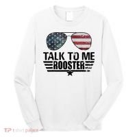 Talk To Me Rooster Funny. Long Sleeve Shirt thumb 0