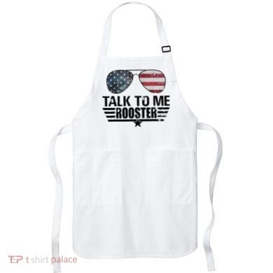 Talk To Me Rooster Funny. Apron