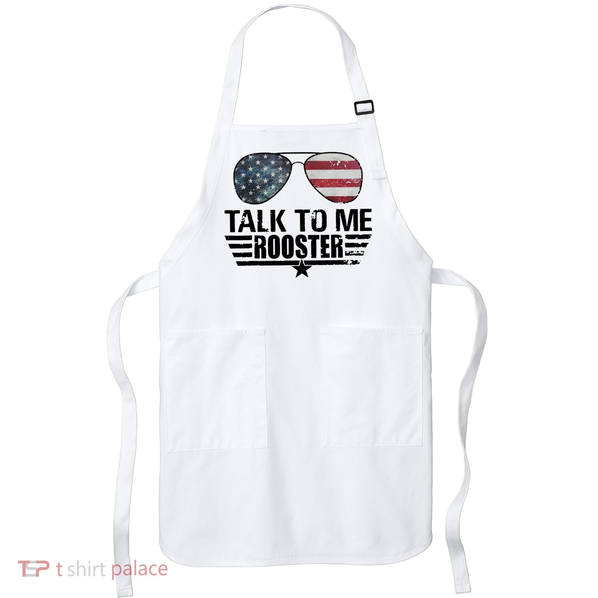 Talk To Me Rooster Funny. Apron