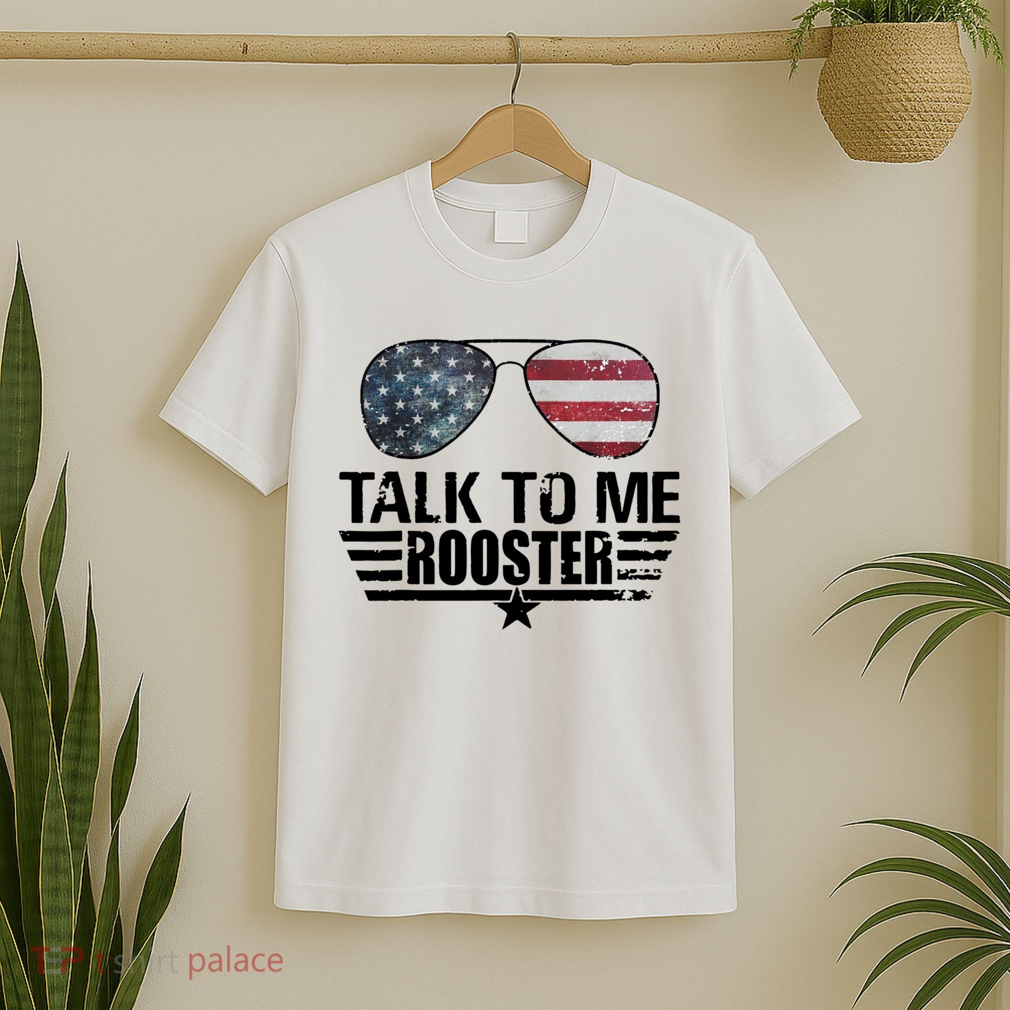 Talk To Me Rooster Funny. T-Shirt