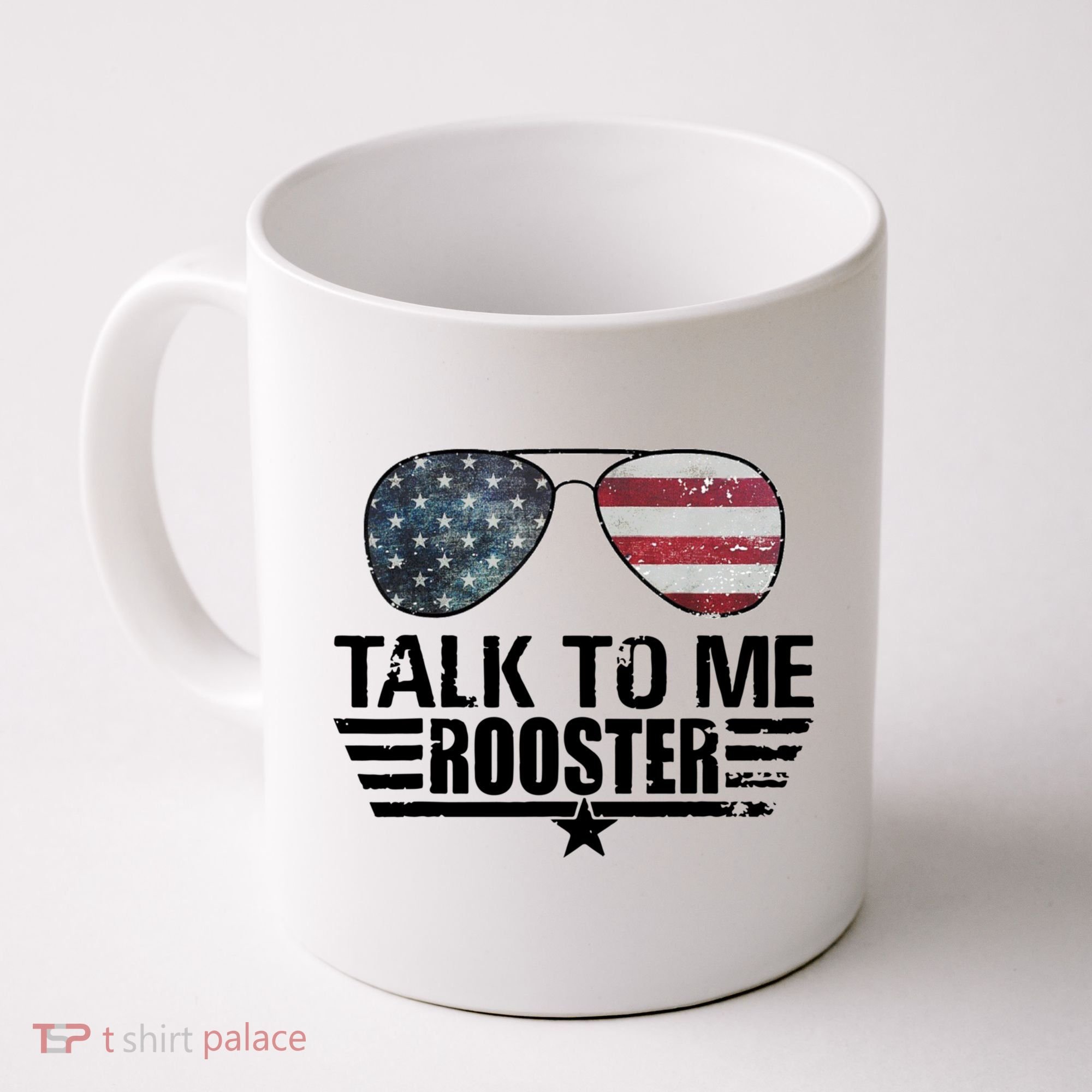 Talk To Me Rooster Funny. Coffee Mug