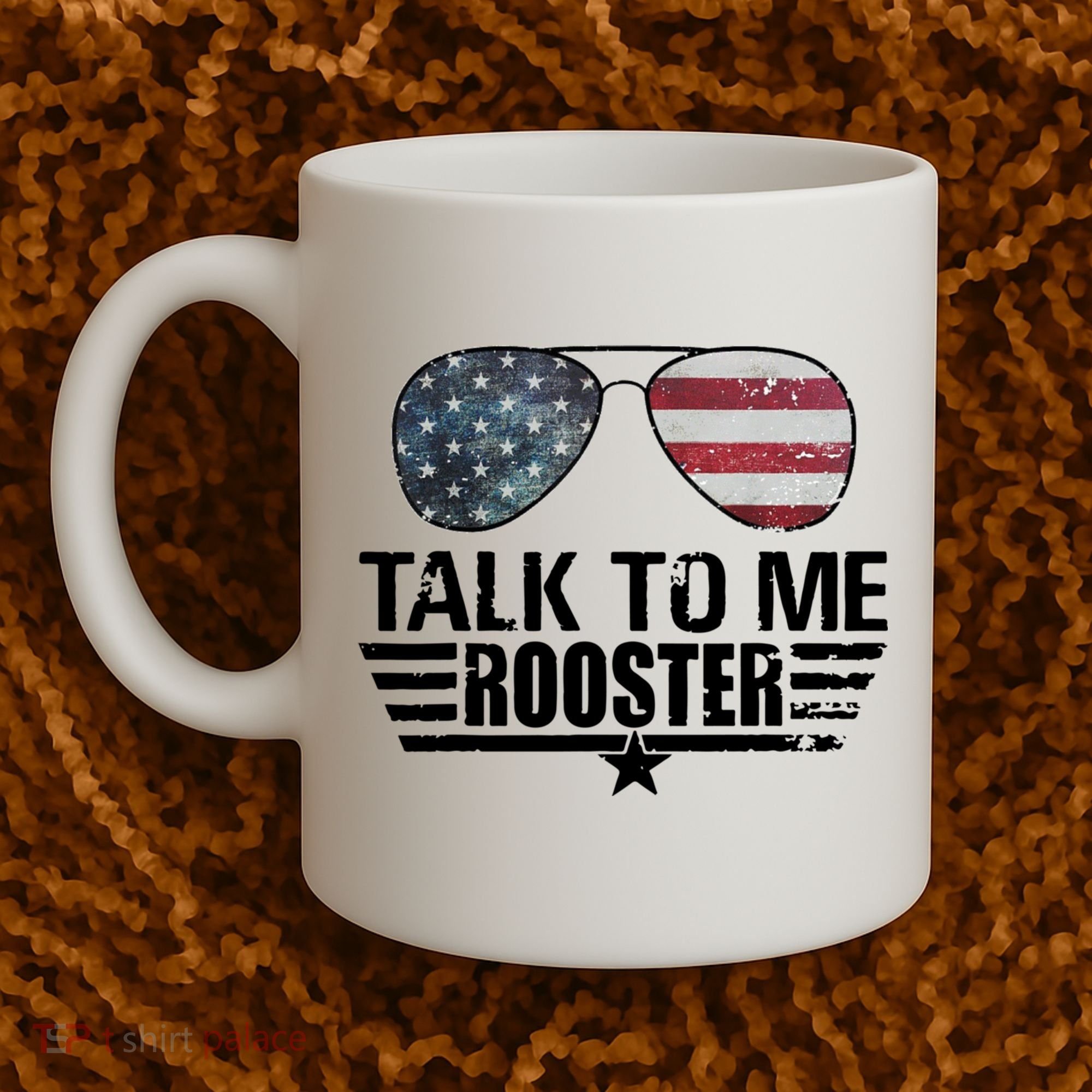 Talk To Me Rooster Funny. Coffee Mug