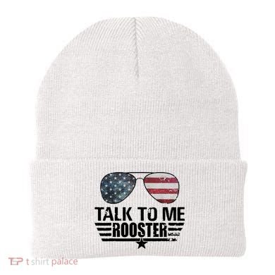 Talk To Me Rooster Funny. Beanie