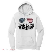 Talk To Me Rooster Funny. Women's Hoodie thumb 0