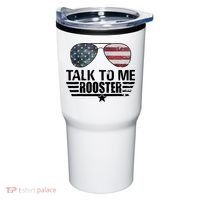 Talk To Me Rooster Funny. Tumbler thumb 0