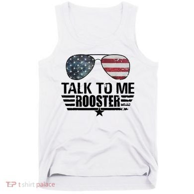 Talk To Me Rooster Funny. Tank Top