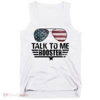 Talk To Me Rooster Funny. Tank Top thumb 0