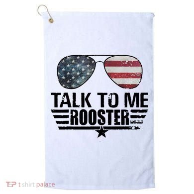 Talk To Me Rooster Funny. Golf Towel