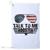 Talk To Me Rooster Funny. Golf Towel thumb 0