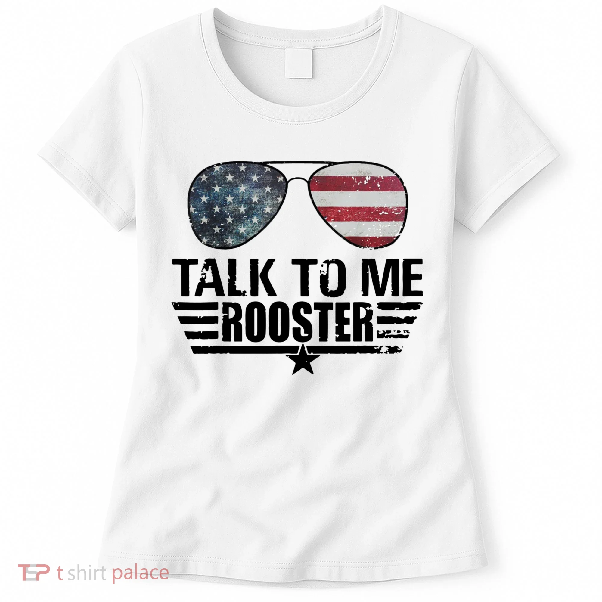 Talk To Me Rooster Funny. Women's T-Shirt