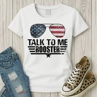 Talk To Me Rooster Funny. Women's T-Shirt thumb 3