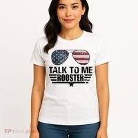 Talk To Me Rooster Funny. Women's T-Shirt thumb 4