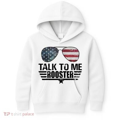 Talk To Me Rooster Funny. Kids Hoodie