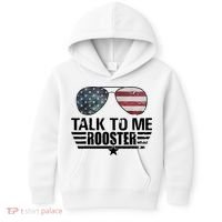 Talk To Me Rooster Funny. Kids Hoodie thumb 0