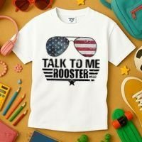 Talk To Me Rooster Funny. Kids T-Shirt thumb 3