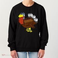 Tukey Thanksgiving Master Builder Block Brick Building Women's Sweatshirt thumb 0