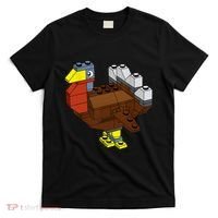 Tukey Thanksgiving Master Builder Block Brick Building T-Shirt thumb 0