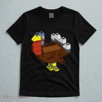 Tukey Thanksgiving Master Builder Block Brick Building T-Shirt thumb 5