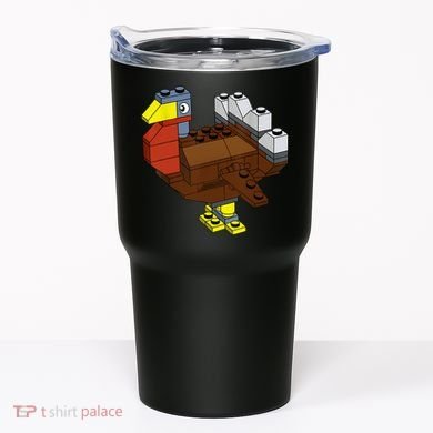 Tukey Thanksgiving Master Builder Block Brick Building Tumbler