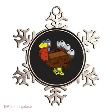 Tukey Thanksgiving Master Builder Block Brick Building Ornament
