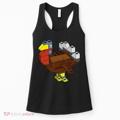 Tukey Thanksgiving Master Builder Block Brick Building Women's Tank Top
