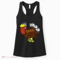 Tukey Thanksgiving Master Builder Block Brick Building Women's Tank Top thumb 0