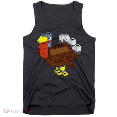 Tukey Thanksgiving Master Builder Block Brick Building Tank Top