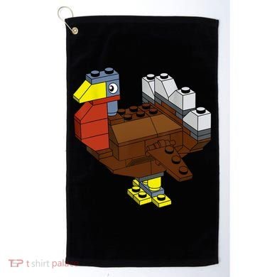 Tukey Thanksgiving Master Builder Block Brick Building Golf Towel