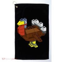 Tukey Thanksgiving Master Builder Block Brick Building Golf Towel thumb 0
