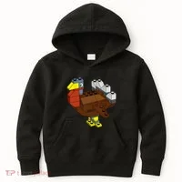 Tukey Thanksgiving Master Builder Block Brick Building Kids Hoodie thumb 0