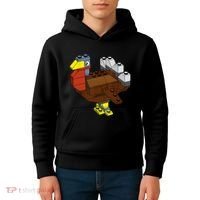 Tukey Thanksgiving Master Builder Block Brick Building Kids Hoodie thumb 4
