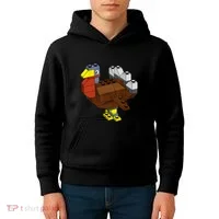 Tukey Thanksgiving Master Builder Block Brick Building Kids Hoodie thumb 4