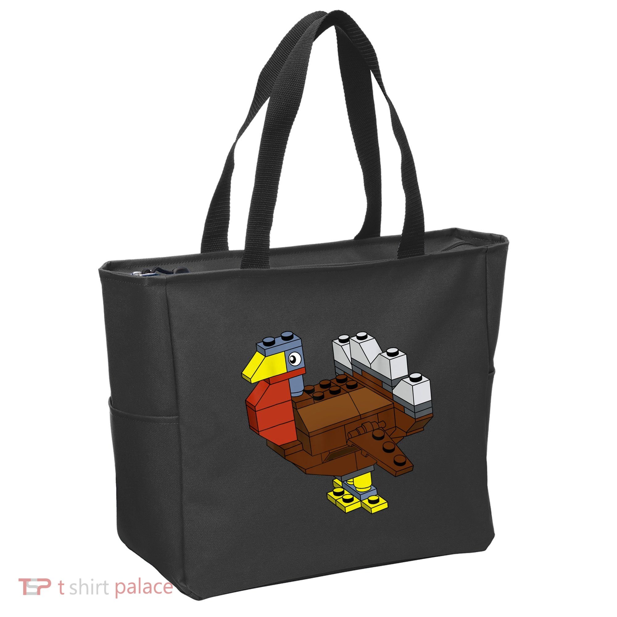Tukey Thanksgiving Master Builder Block Brick Building Tote Bag