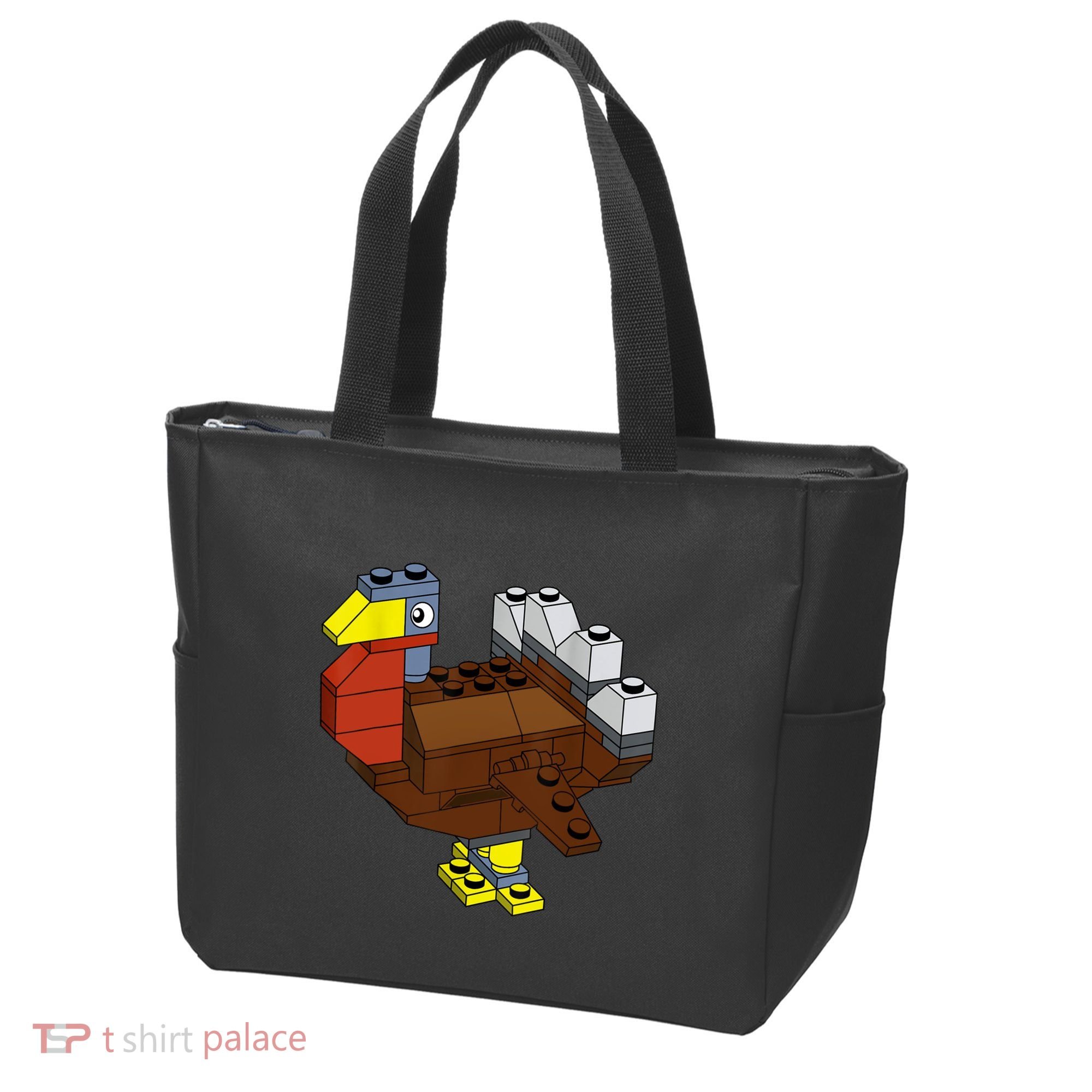 Tukey Thanksgiving Master Builder Block Brick Building Tote Bag