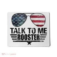 Talk To Me Rooster Sunglasses America Flag Mousepad thumb 0