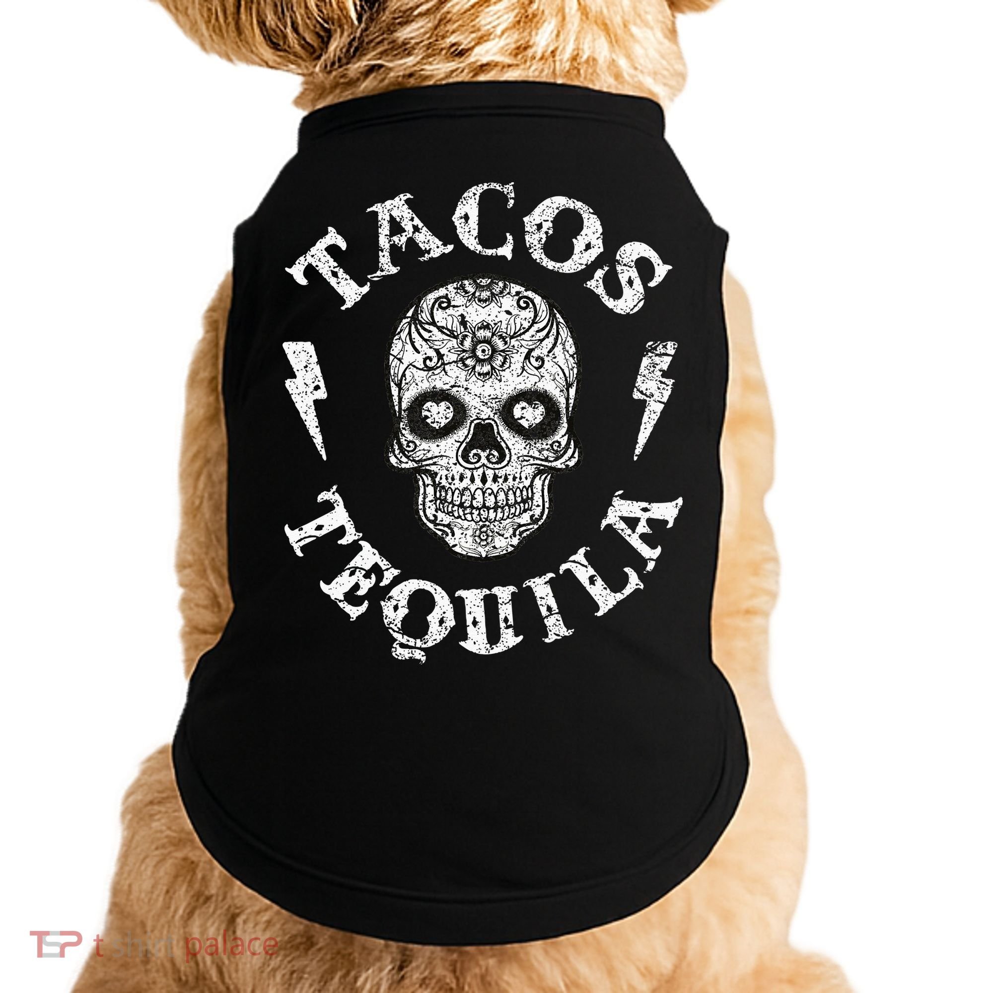 Tacos & Tequila Mexican Food Drinking Doggie Tank