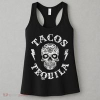 Tacos & Tequila Mexican Food Drinking Women's Tank Top thumb 3