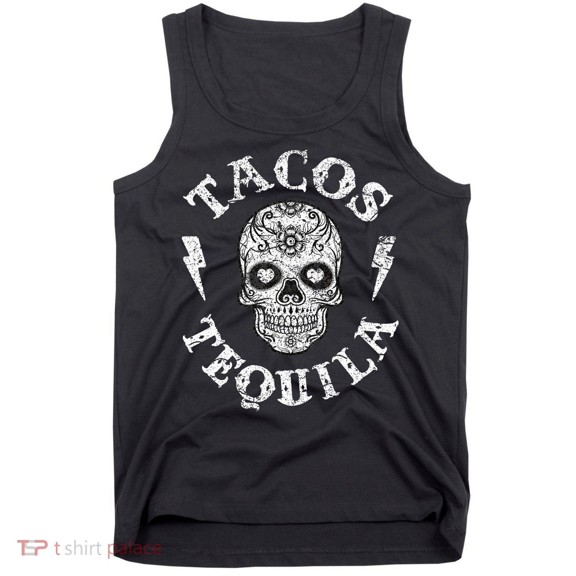 Tacos & Tequila Mexican Food Drinking Tank Top