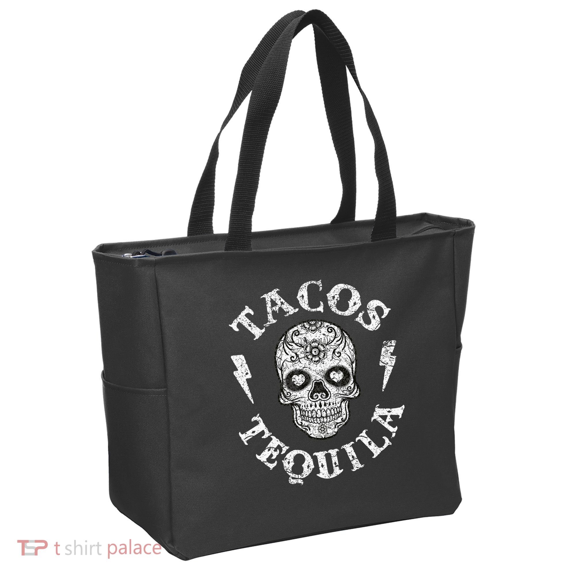 Tacos & Tequila Mexican Food Drinking Tote Bag