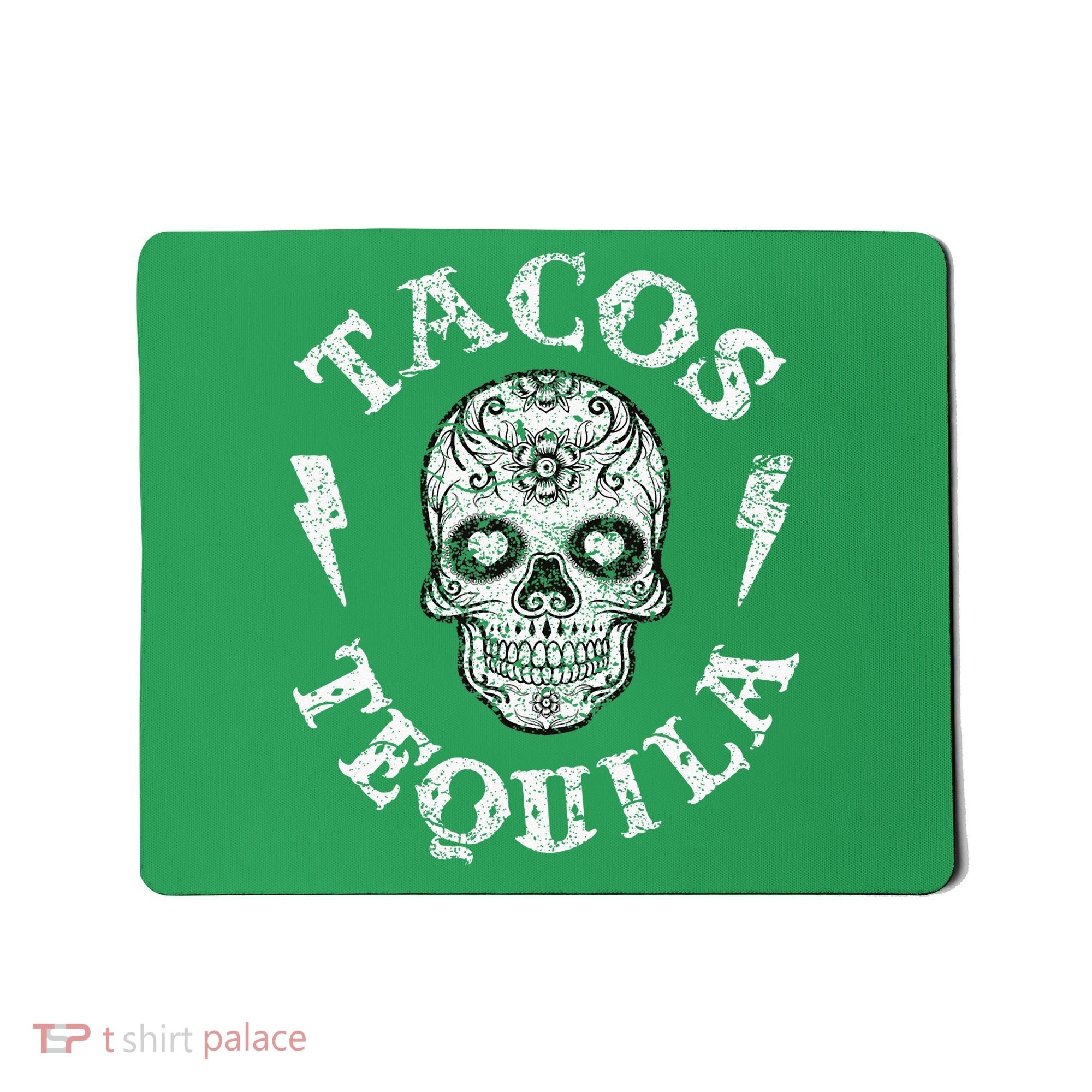 Tacos & Tequila Mexican Food Drinking Mousepad