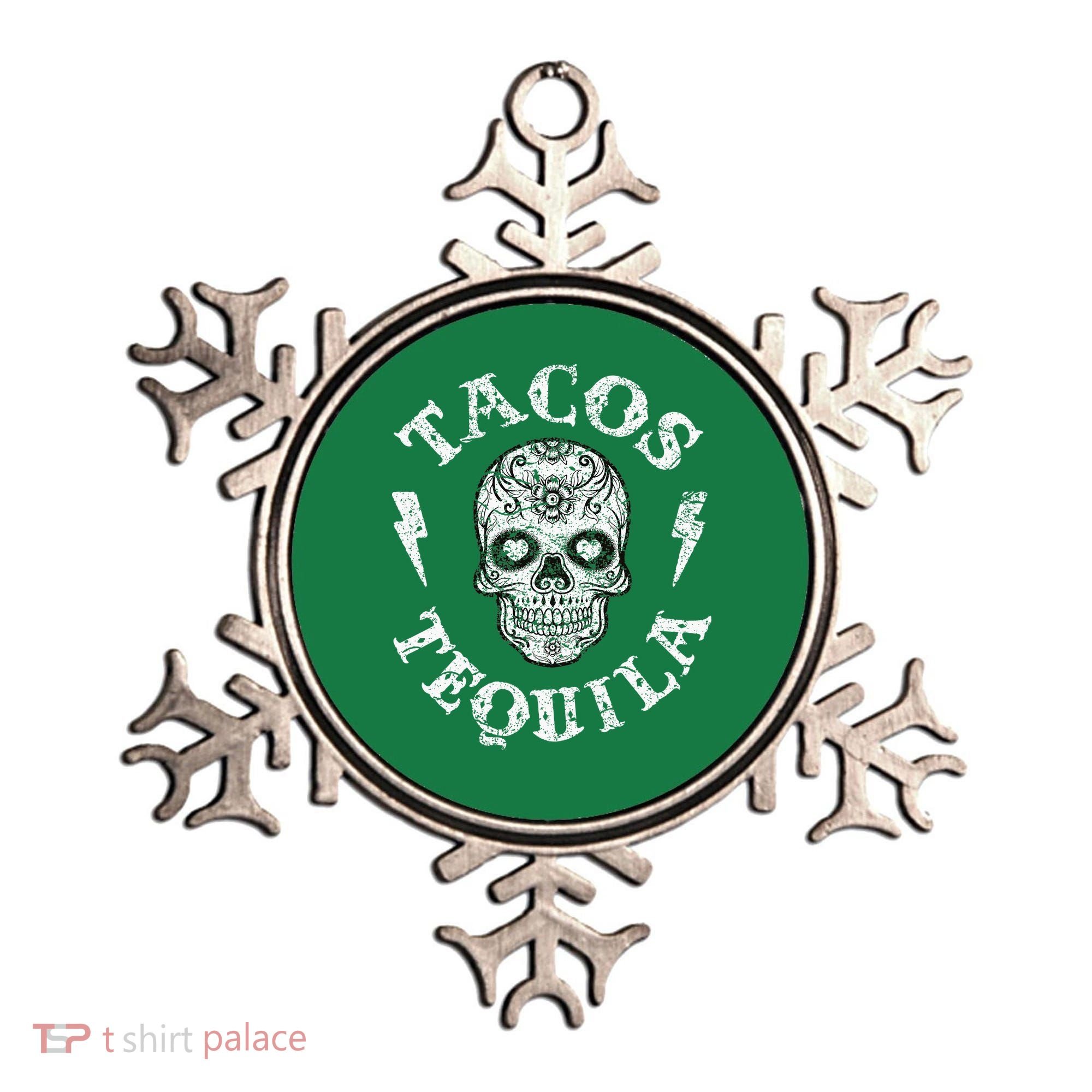 Tacos & Tequila Mexican Food Drinking Ornament