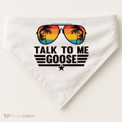 Talk To Me Goose USA-Made Doggie Bandana