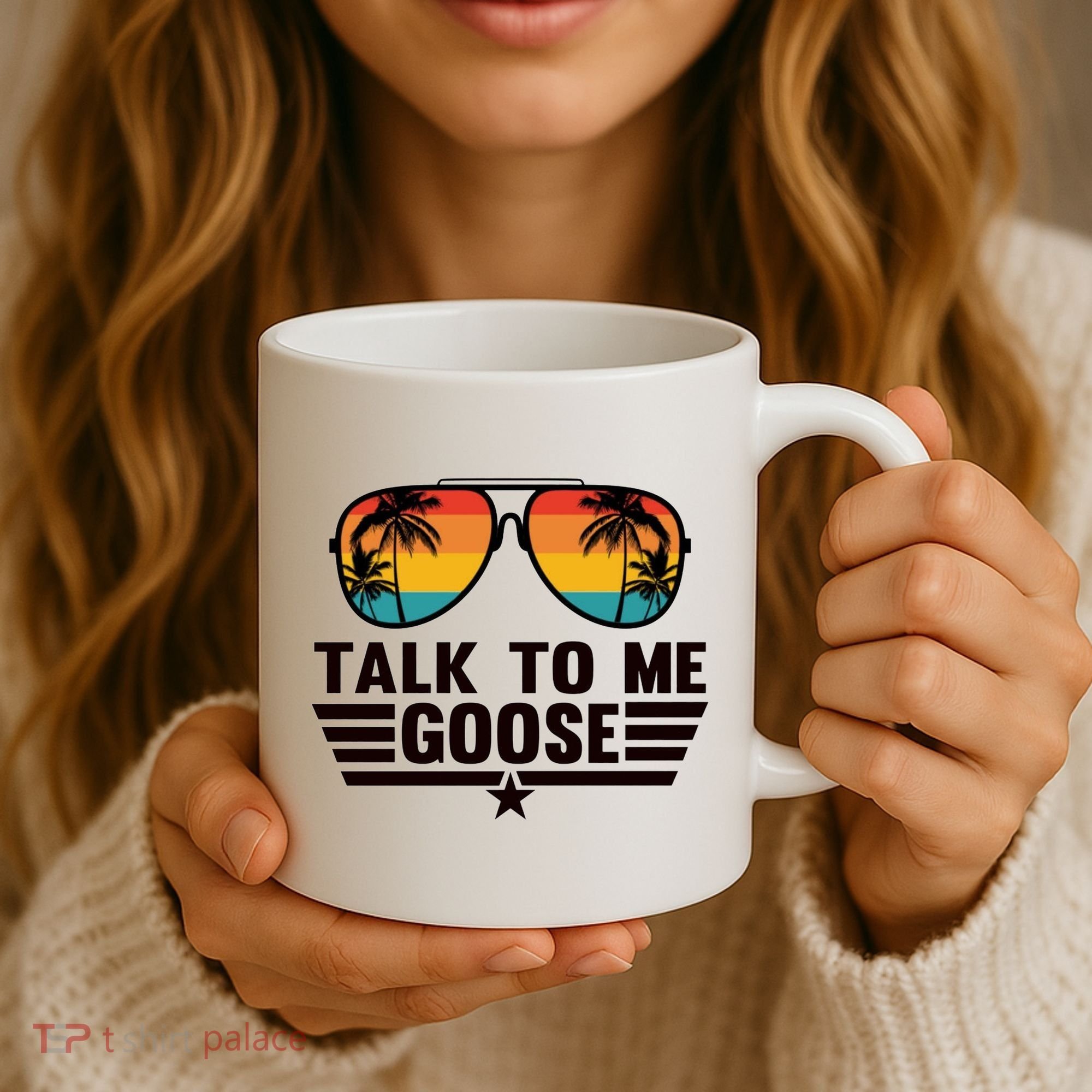 Talk To Me Goose Coffee Mug