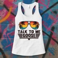 Talk To Me Goose Women's Tank Top thumb 3