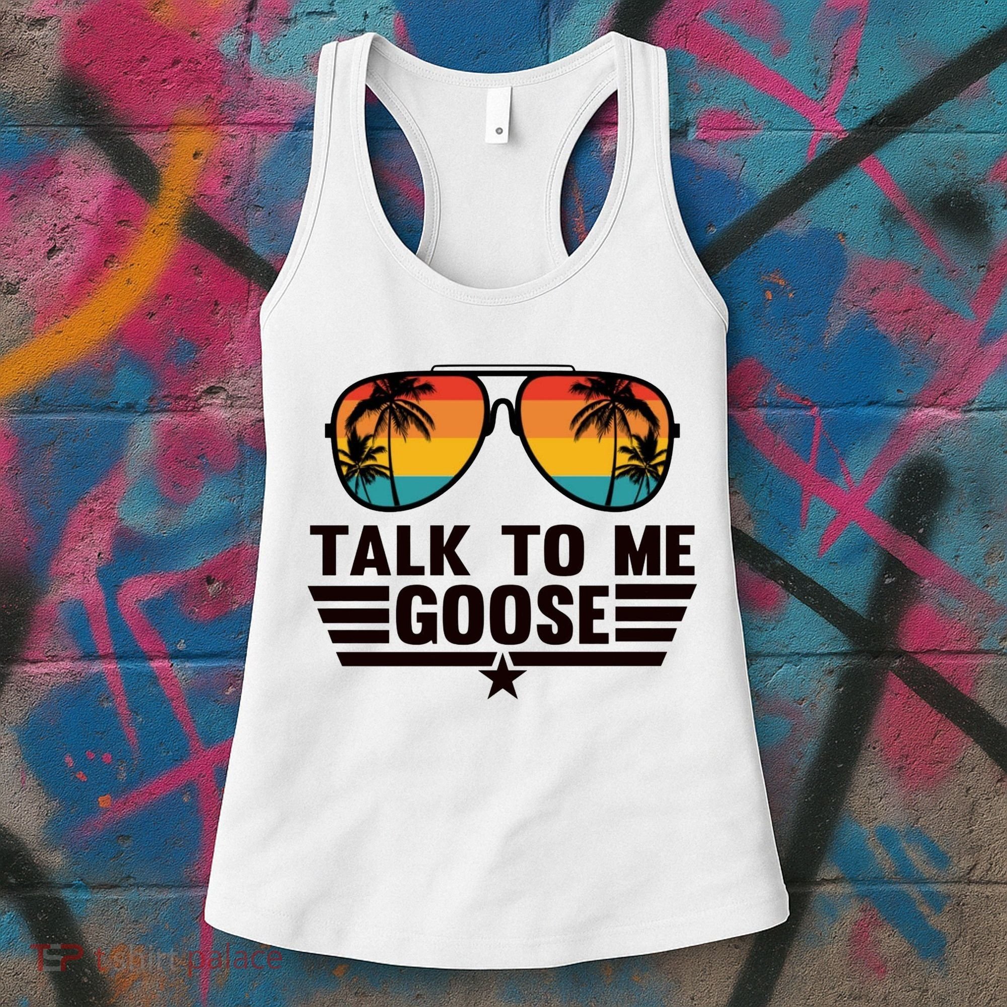 Talk To Me Goose Women's Tank Top