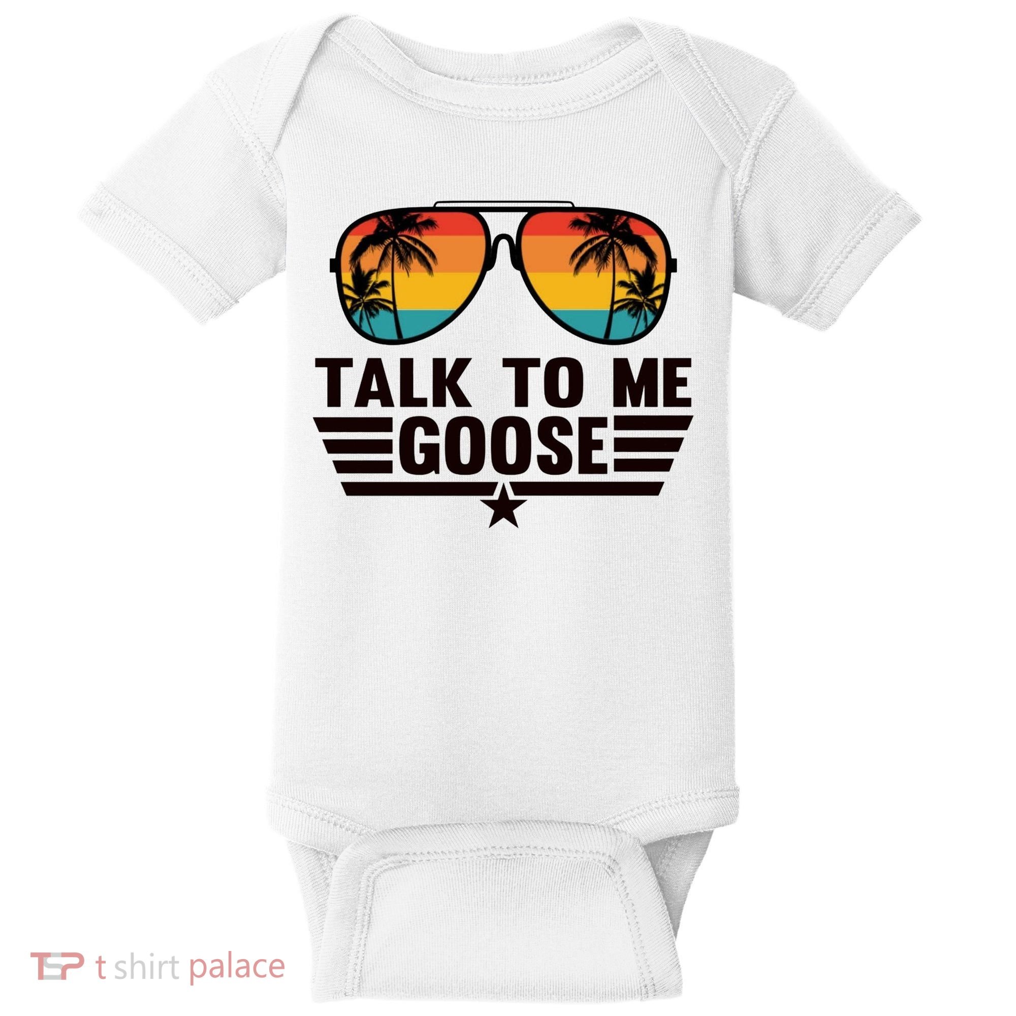 Talk To Me Goose Baby Bodysuit