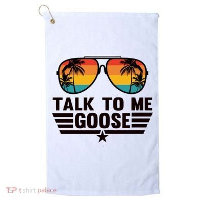 Talk To Me Goose Golf Towel